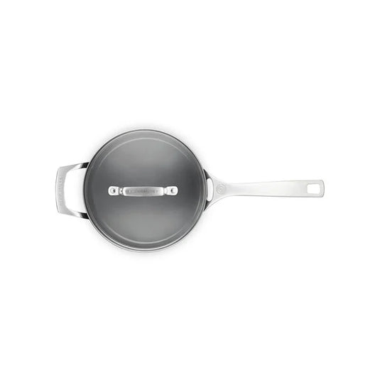 Le Creuset Essential Non-stick Ceramic Saucepan with Glass Lid