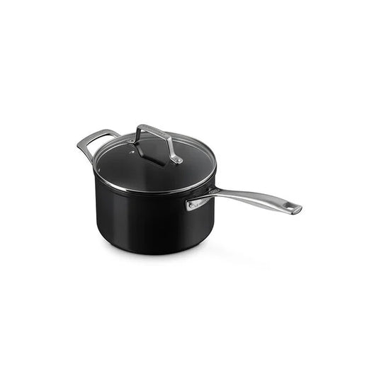 Le Creuset Essential Non-stick Ceramic Saucepan with Glass Lid