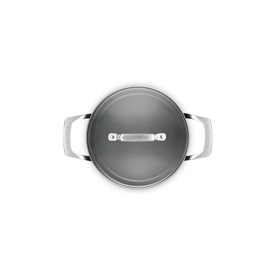 Le Creuset Essential Non-stick Ceramic Stockpot with Glass Lid