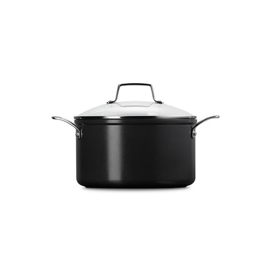 Le Creuset Essential Non-stick Ceramic Stockpot with Glass Lid