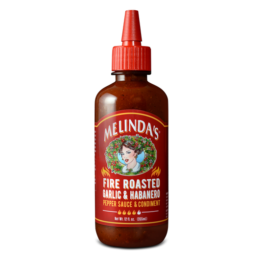 Melinda's Fire Roasted Garlic & Habanero Pepper Sauce & Condiment