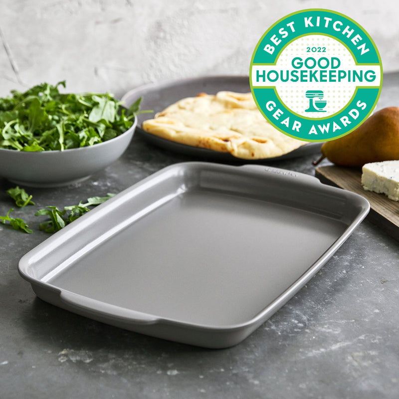 Load image into Gallery viewer, GreenPan Premiere Ovenware Ceramic Nonstick 13" x 9" Quarter Sheet Pan
