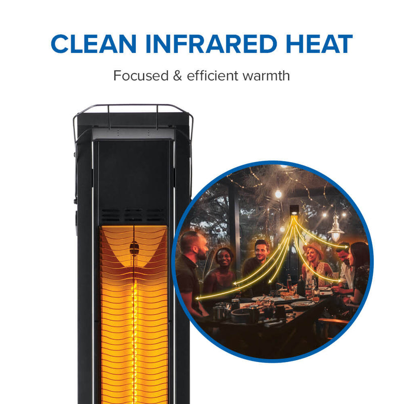 Load image into Gallery viewer, Napoleon Phantom Freestand Outdoor Electric Infrared Heater
