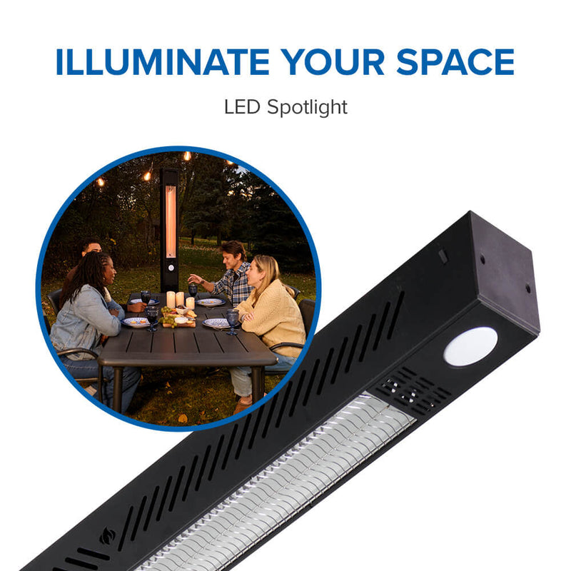Load image into Gallery viewer, Napoleon Phantom Freestand Outdoor Electric Infrared Heater
