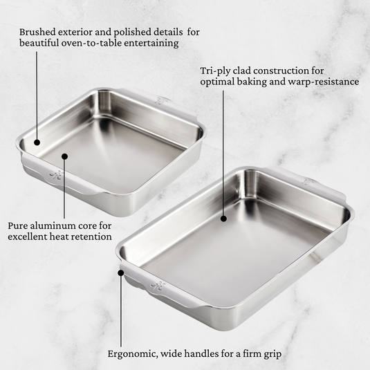 Hestan Provisions OvenBond Tri-ply Rectangular Baker