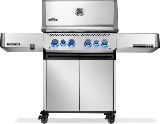 Napoleon Prestige® 500 RSIB (Stainless Steel) W/ Infrared Side/Rear Burners & Rotisserie