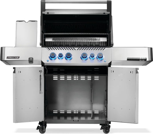 Napoleon Prestige® 500 RSIB (Stainless Steel) W/ Infrared Side/Rear Burners & Rotisserie