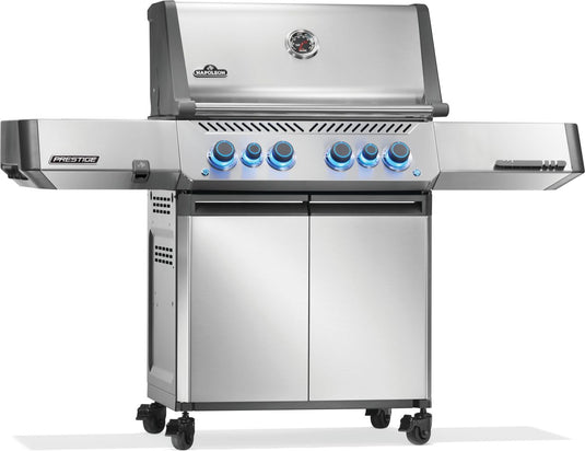 Napoleon Prestige® 500 RSIB (Stainless Steel) W/ Infrared Side/Rear Burners & Rotisserie