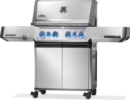 Napoleon Prestige® 500 RSIB (Stainless Steel) W/ Infrared Side/Rear Burners & Rotisserie