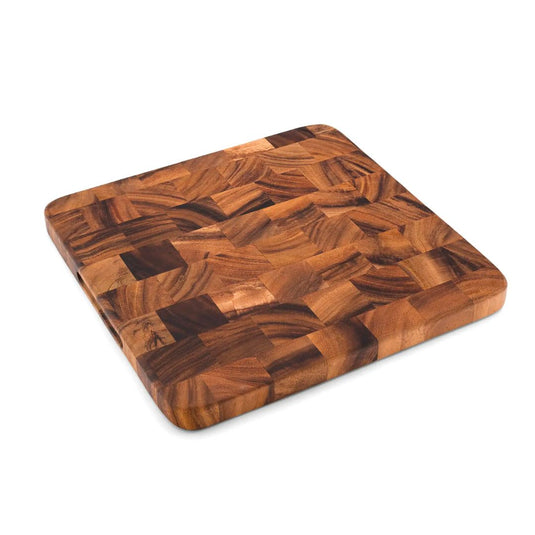 Ironwood Acacia Wood  Oslo End Grain Square Utility Board 28736