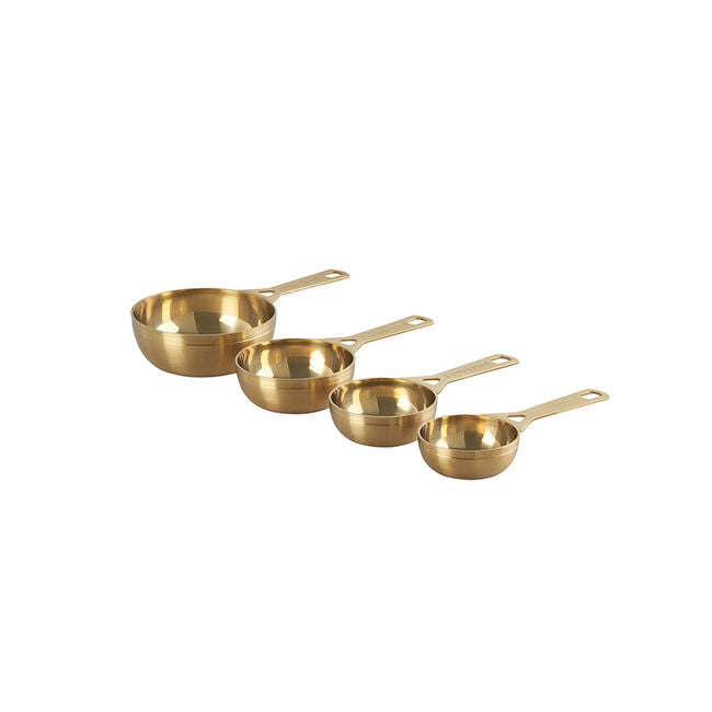 Load image into Gallery viewer, Le Creuset Gold 4-Piece Measuring Cup Set
