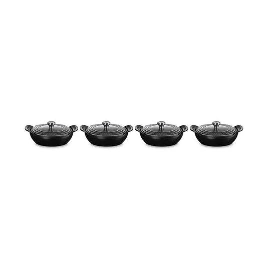 Le Creuset Gourmand Collection Braiser with Lid, Set of 4