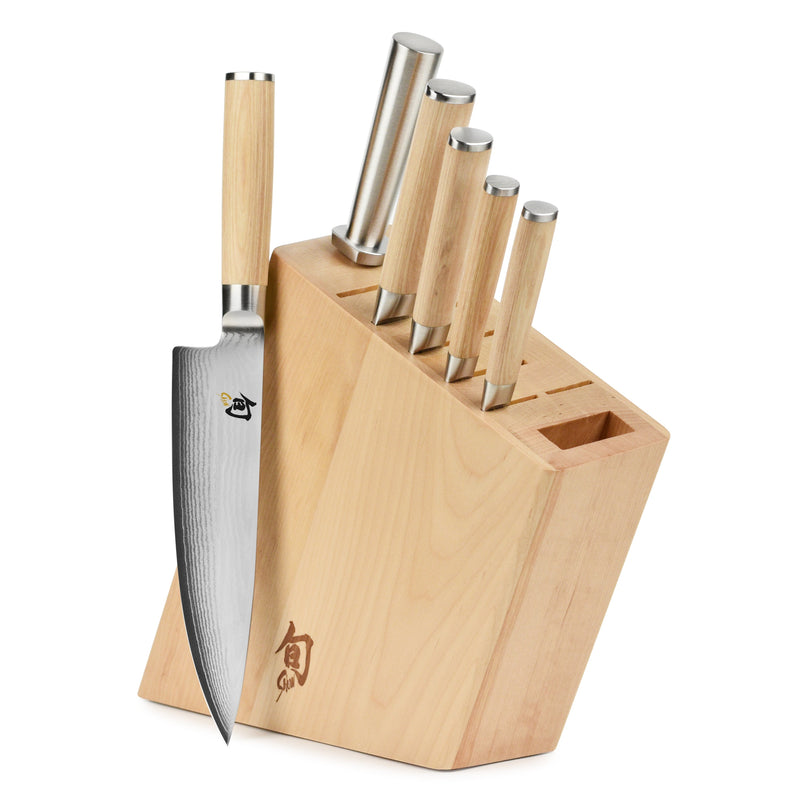 Load image into Gallery viewer, Shun Classic Blonde 7-Piece Block Set
