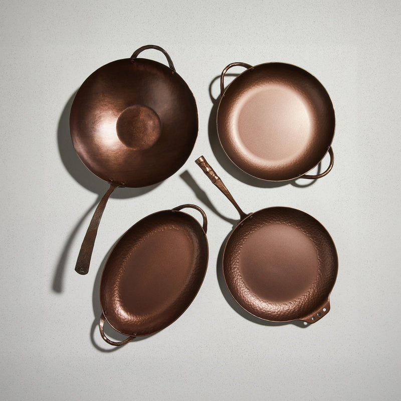 Load image into Gallery viewer, Smithey Ironware Hand-Forged Carbon Steel Set
