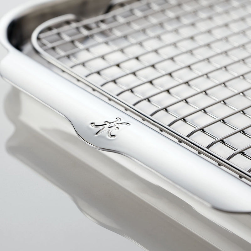 Load image into Gallery viewer, Hestan Provisions OvenBond 2PC Quarter Sheet Pan with Rack Set
