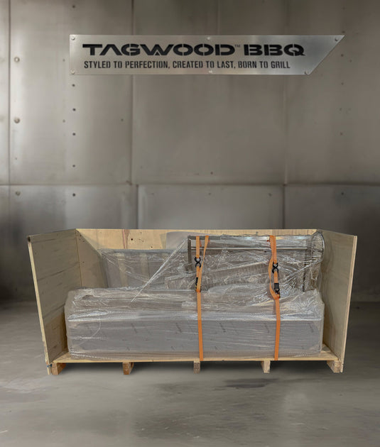 Tagwood Argentine Santa Maria Wood Fire & Charcoal Gaucho Grill | BBQ06SS PARTIALLY ASSEMBLED
