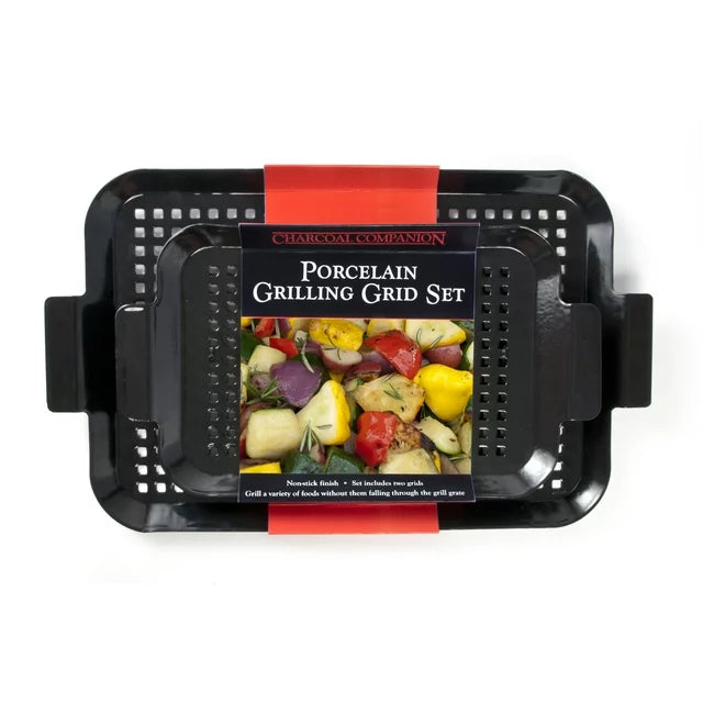 Load image into Gallery viewer, Charcoal Companion Porcelain Coated Grilling Grid (Set of 2)
