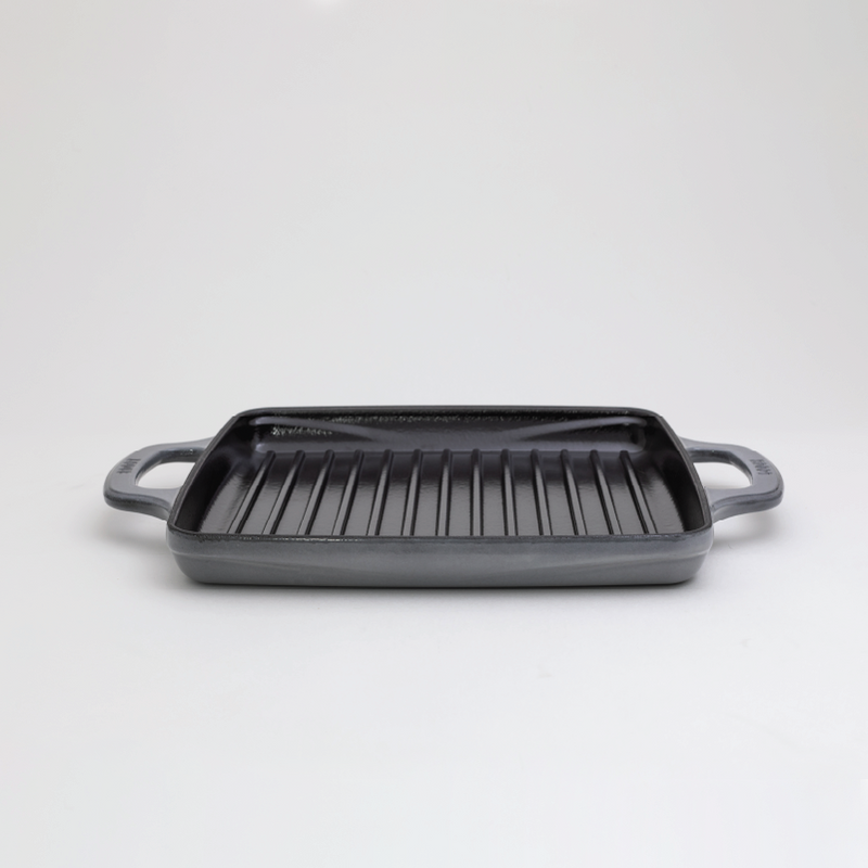 Load image into Gallery viewer, Lodge USA Enamel 11” Enameled Cast Iron Grill Pan
