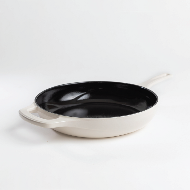 Load image into Gallery viewer, Lodge USA Enamel 11” Enameled Cast Iron Skillet
