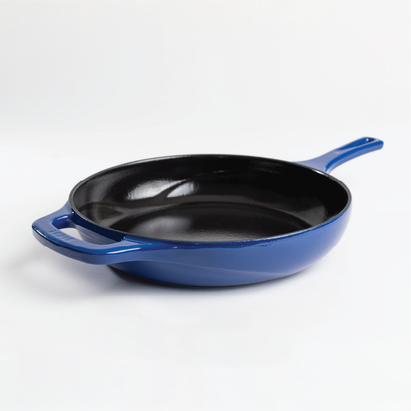 Load image into Gallery viewer, Lodge USA Enamel 11” Enameled Cast Iron Skillet
