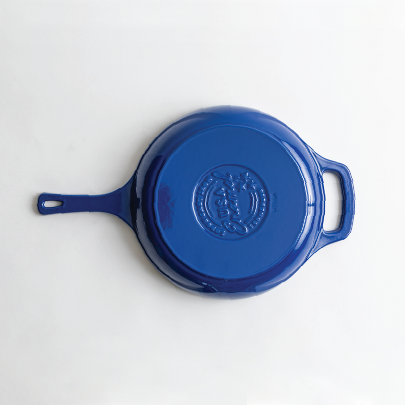 Load image into Gallery viewer, Lodge USA Enamel 11” Enameled Cast Iron Skillet
