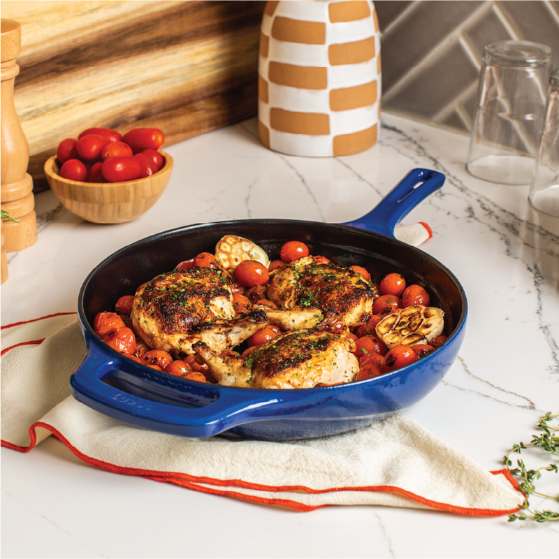 Load image into Gallery viewer, Lodge USA Enamel 11” Enameled Cast Iron Skillet
