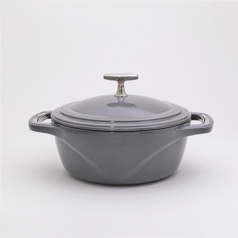 Load image into Gallery viewer, Lodge USA Enamel™ 3 Qt. Enameled Cast Iron Dutch Oven
