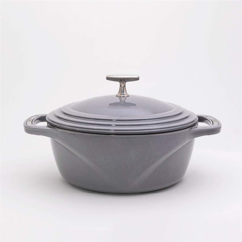 Load image into Gallery viewer, Lodge USA Enamel™ 4.5 Qt. Enameled Cast Iron Dutch Oven
