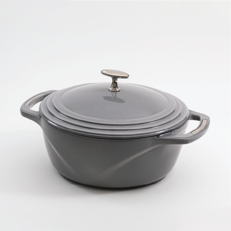 Load image into Gallery viewer, Lodge USA Enamel™ 6 Qt. Enameled Cast Iron Dutch Oven
