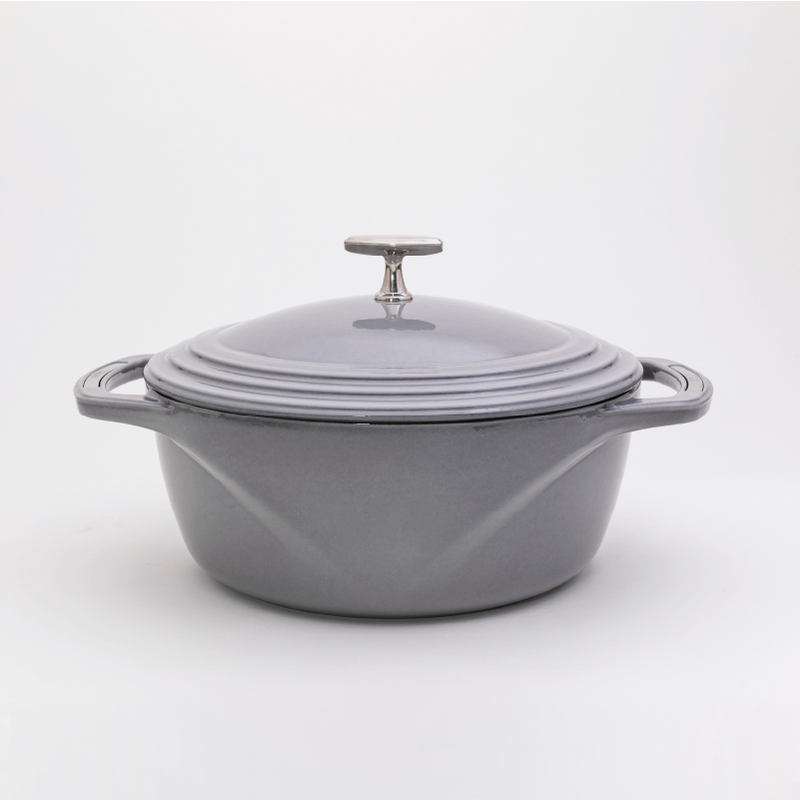 Load image into Gallery viewer, Lodge USA Enamel™ 6 Qt. Enameled Cast Iron Dutch Oven
