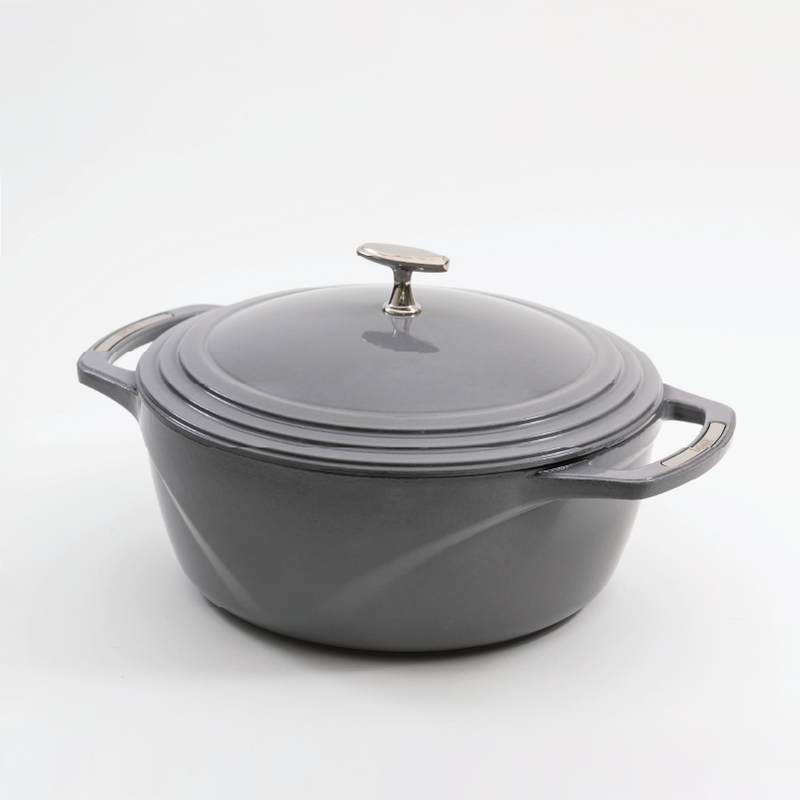 Load image into Gallery viewer, Lodge USA Enamel™ 7.5 Qt. Enameled Cast Iron Dutch Oven
