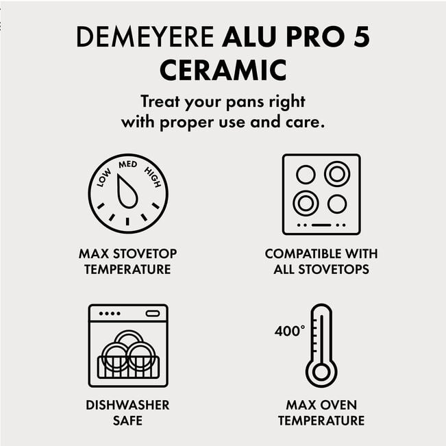 Load image into Gallery viewer, DeMeyere 10-inch, Aluminum, Non-stick, Fry Pan With Ceramic Coating
