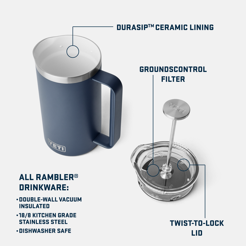 Load image into Gallery viewer, YETI Rambler 34 oz French Press
