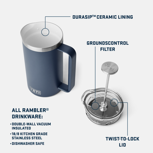 YETI Rambler 34 oz French Press