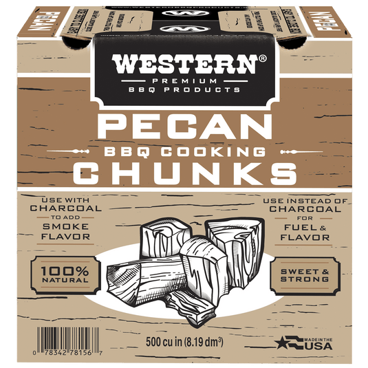 Western Pecan Wood BBQ Cooking Chunks