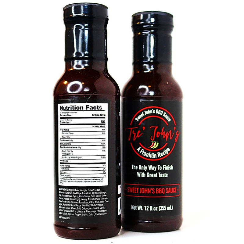 Load image into Gallery viewer, Tre'Johns Sweet John's BBQ Sauce
