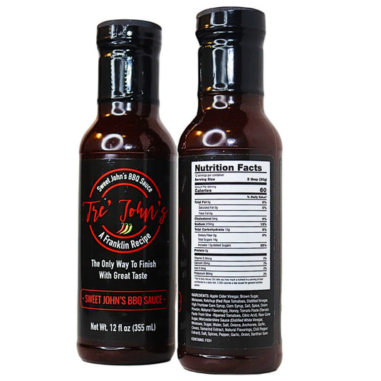 Tre'Johns Sweet John's BBQ Sauce