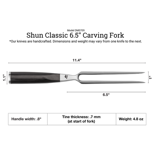 Shun Classic 6.5" Carving Fork