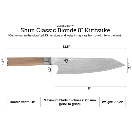 Shun Classic Blonde 8" Kiritsuke