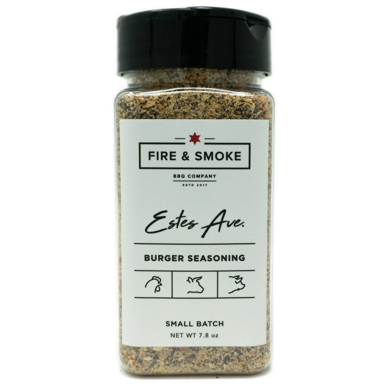 Load image into Gallery viewer, Fire &amp; Smoke Estes Ave Burger Seasoning 7.8 oz
