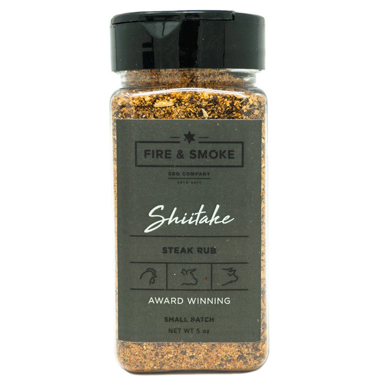 Load image into Gallery viewer, Fire &amp; Smoke Shiitake Steak Rub 5 oz
