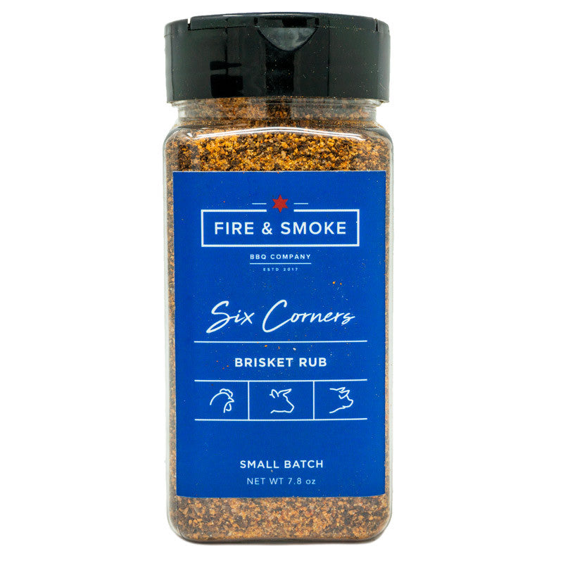 Load image into Gallery viewer, Fire &amp; Smoke Six Corners Brisket Rub 7.8 oz
