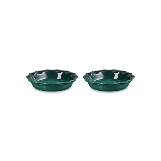 Le Creuset Heritage Fluted Pie Dish 2-Piece Set