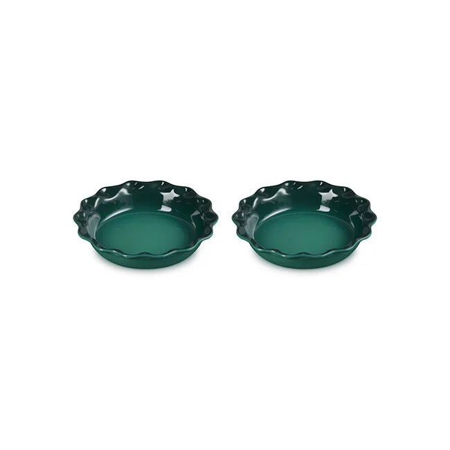 Load image into Gallery viewer, Le Creuset Heritage Fluted Pie Dish 2-Piece Set
