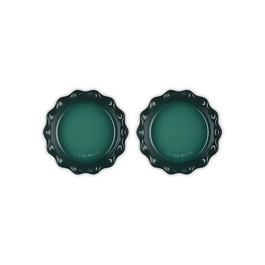 Le Creuset Heritage Fluted Pie Dish 2-Piece Set