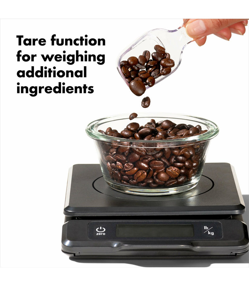 Load image into Gallery viewer, OXO 5 lb Food Scale with Pull-Out Display
