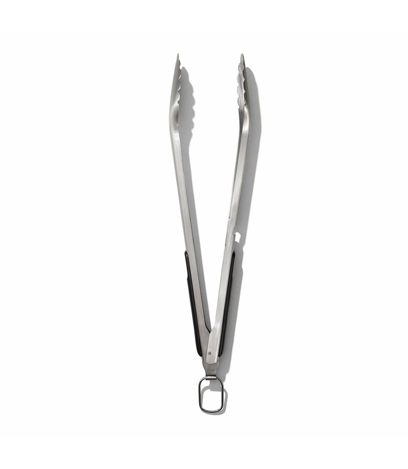 Load image into Gallery viewer, OXO Grilling Tongs with Built-In Bottle Opener
