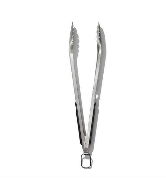 OXO Grilling Tongs with Built-In Bottle Opener