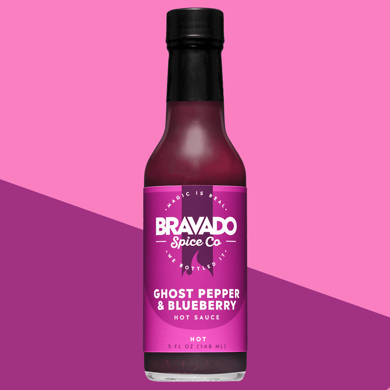 Load image into Gallery viewer, Bravado Spice Co Ghost Pepper &amp; Blueberry Hot Sauce
