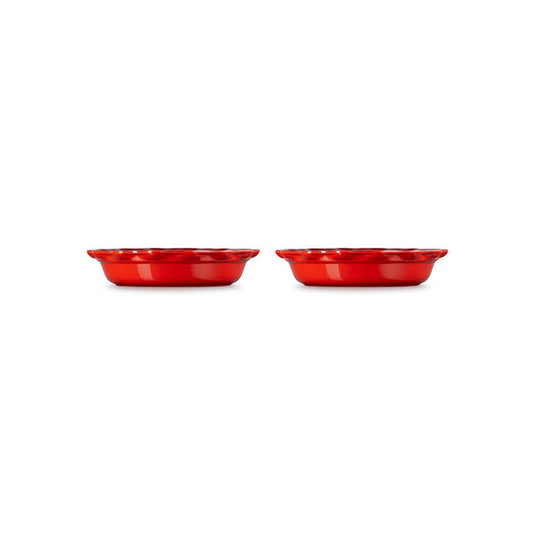 Le Creuset Heritage Fluted Pie Dish 2-Piece Set